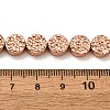 Electroplated Synthetic Non-magnetic Hematite Beads Strands G-L613-K01-01B-3