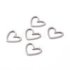 Non-Tarnish 201 Stainless Steel Linking Rings LS-STAS-R111-LA105-01-3
