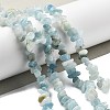 Natural Aquamarine Chip Beads Strands X-G-L154-19-1