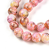 Baking Painted Glass Beads Strands DGLA-N003-10mm-B02-4