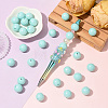 30Pcs Round Silicone Beads SIL-SZ0004-23J-4