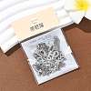 SHEGRACE Brass Micro Pave Clear Cubic Zirconia Pendants XGRQ29811-394P-6