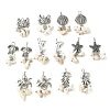 14Pcs 7 Styles Sea Animals Alloy Pendants PALLOY-JF05522-01-1