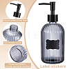 6Pcs Glass Press Pump Bottles AJEW-WA0004-95-4