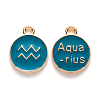 Alloy Enamel Pendants ENAM-S124-01A-05J-1