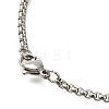 Alloy Whale Pendant Necklaces NJEW-R001-02P-4