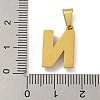 Ion Plating(IP) 304 Stainless Steel Pendants STAS-U024-01N-3