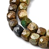 Natural Turquoise Beads Strands G-G294-B01-4x4mm-5