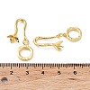 Brass Peg Bails Pendants KK-A189-04G-3