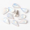 Faceted Teardrop K9 Glass Pointed Back Rhinestone Cabochons RGLA-E004-13x8mm-031-2