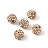 Pave Disco Ball Beads X-RB-A130-10mm-15-2