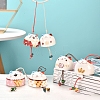Porcelain Lucky Cat Pendant Decorations ANIM-PW0002-43-1