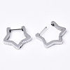 Tarnish Resistant 304 Stainless Steel Huggie Hoop Earrings EJEW-N016-002-3