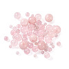  Natural Round Loose Gemstone Rose Quartz Beads G-TA0001-09-18