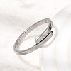 201 Stainless Steel Cuff Open Rings RJEW-Z141-02P-3