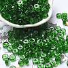 Transparent Colours Glass Seed Beads X-SEED-E001-T3x6mm-01-1
