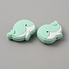 Dolphin Food Grade Eco-Friendly Silicone Beads SIL-WH0018-002G-2