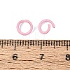 Spray Painted Iron Open Jump Rings IFIN-T017-04C-12-3