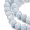 Natural Aquamarine Beads Strands G-K380-A50-01-4