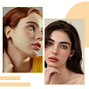 60Pcs Wood Stud Earrings Finding EJEW-FI0003-33E-7