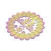 201 Stainless Steel 3D Rotating Hanging Wind Spinner STAS-T064-96-2