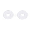 50Pcs Transparent PVC Insulating Gaskets PVC-T006-4mm-01-3