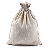 Cotton Cloth Packing Pouches Drawstring Bags ABAG-R011-30X40-01-3