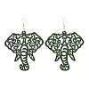 Hollow Wood Dangle Earrings FS-WG18EE7-02-1