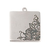 Non-Tarnish 304 Stainless Steel Pendants STAS-P299-06P-1