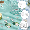 20Pcs Brass Stud Earring Findings KK-BBC0027-57-6
