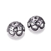 UV Plated ABS Bead Caps OACR-D316-04B-01-2