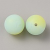 Luminous Round Food Grade Silicone Beads SIL-TAC0007-04K-2