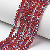 Electroplate Glass Beads Strands EGLA-A034-T2mm-I14-1
