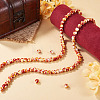 2 Strands Synthetic Turquoise Dyed Beads Strands G-TA0003-49-5