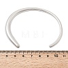 304 Stainless Steel Cuff Bangles for Women BJEW-G776-01P-3