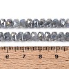Anti-Tarnish Electroplate Glass Imitation Jade Beads Strands EGLA-T029-6mm-13A-4