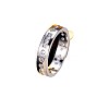 Brass Pave Clear Cubic Zirconia Finger Rings for Women WG988A2-02-3