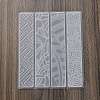 Rectangle DIY Bookmark Silicone Molds LS-DIY-G113-01A-4