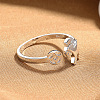 Brass Cuff Open Rings for Women WGDB5DF-01-2
