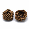 Polyester & Cotton Woven Beads WOVE-T004-03-2