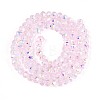 Transparent Glass Beads Strands EGLA-N016-4mm-04-2