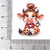 Printed Silicone Beads SL-CBADDB1-08C-3