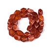 Natural Red Agate Beads Strands GG-N361-06A-03-3
