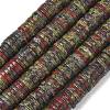 Natural Dragon Blood Beads Strands G-G329-B07-8x1mm-3