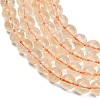 Natural Citrine Beads Strands GG-CBACB71-03-6mm-3