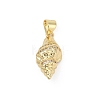 Brass Micro Pave Cubic Zirconia Pendants KK-D317-096G-1