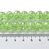 Spray Painted Crackle Glass Beads Strands CCG-Q001-10mm-11-3