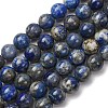 Natural Lapis Lazuli Round Bead Strands G-E262-01-10mm-2