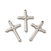 Non-Tarnish 304 Stainless Steel Pendants STAS-Q001-06P-2