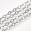 Brass Cable Chain Necklaces X-MAK-T006-05B-3